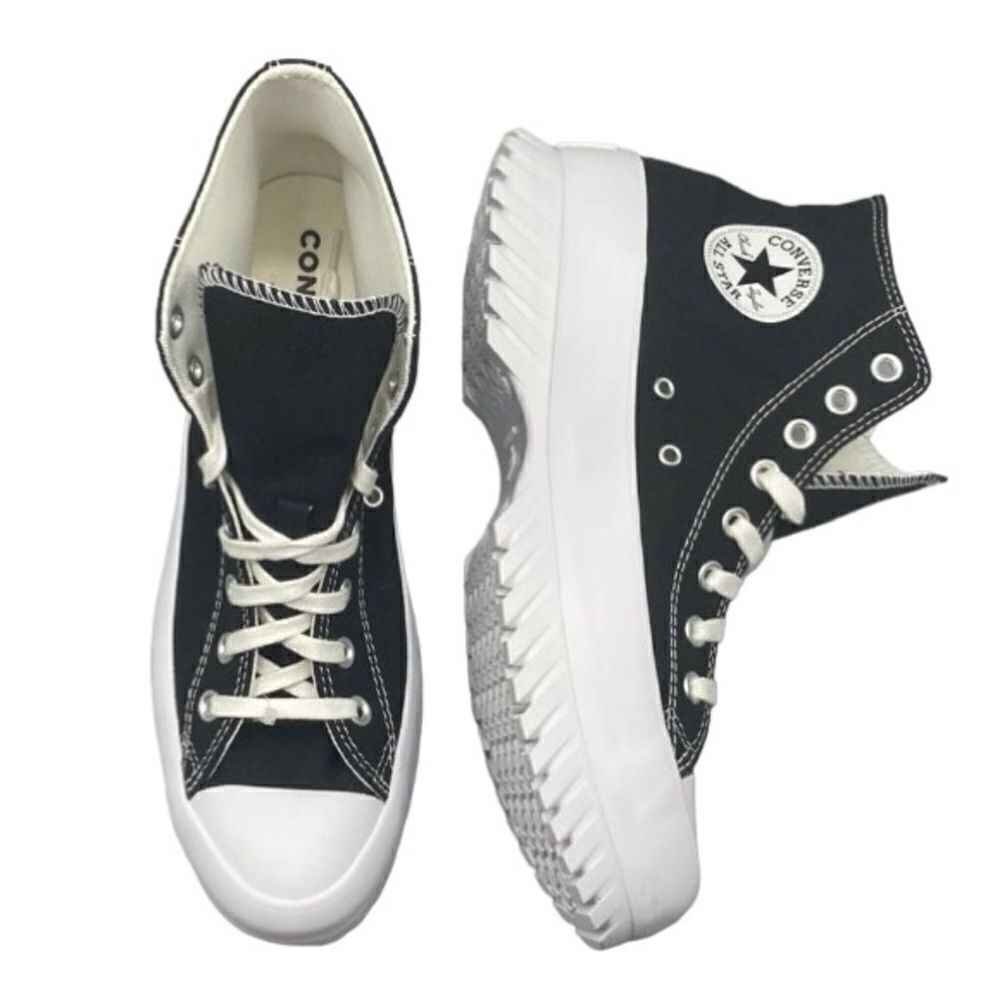 CONVERSE Chuck Taylor ⭐️ All Star ⭐️ Black White High Top Sneaker Shoes Size 9